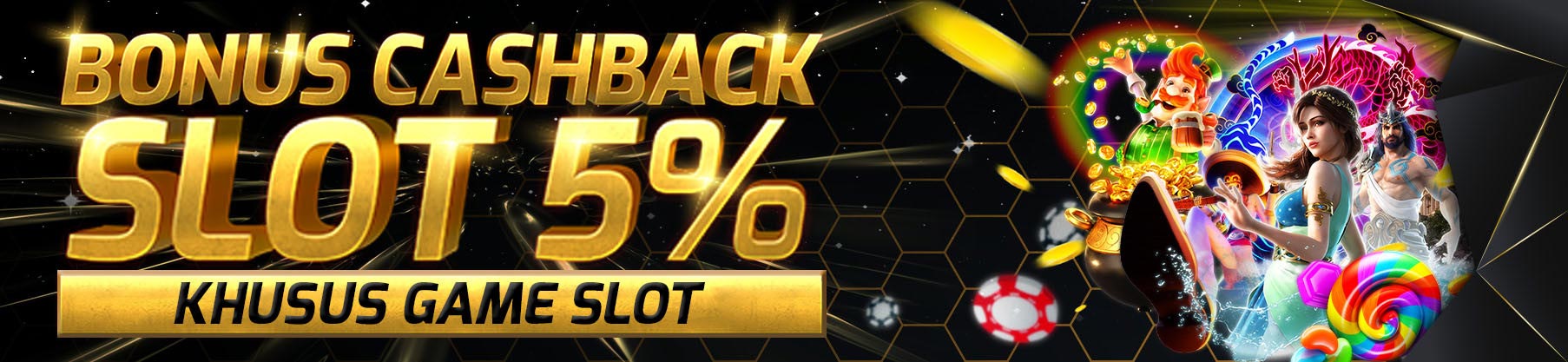 Promo CASHBACK SLOT ONLINE 5%